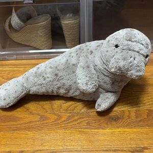 Like New JellyCat Magnus Manatee Retired